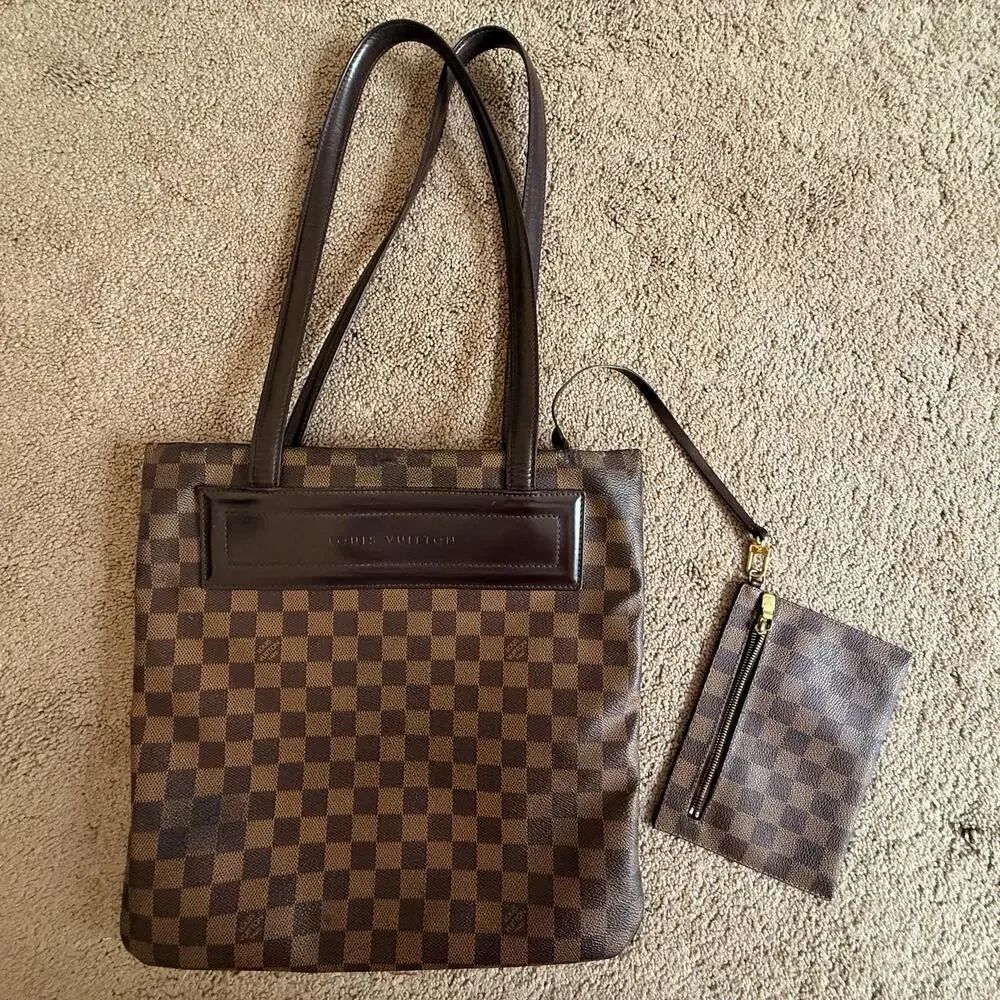 Authentic Louis Vuitton Damier tote bag and second bag - Picture 2 of 8